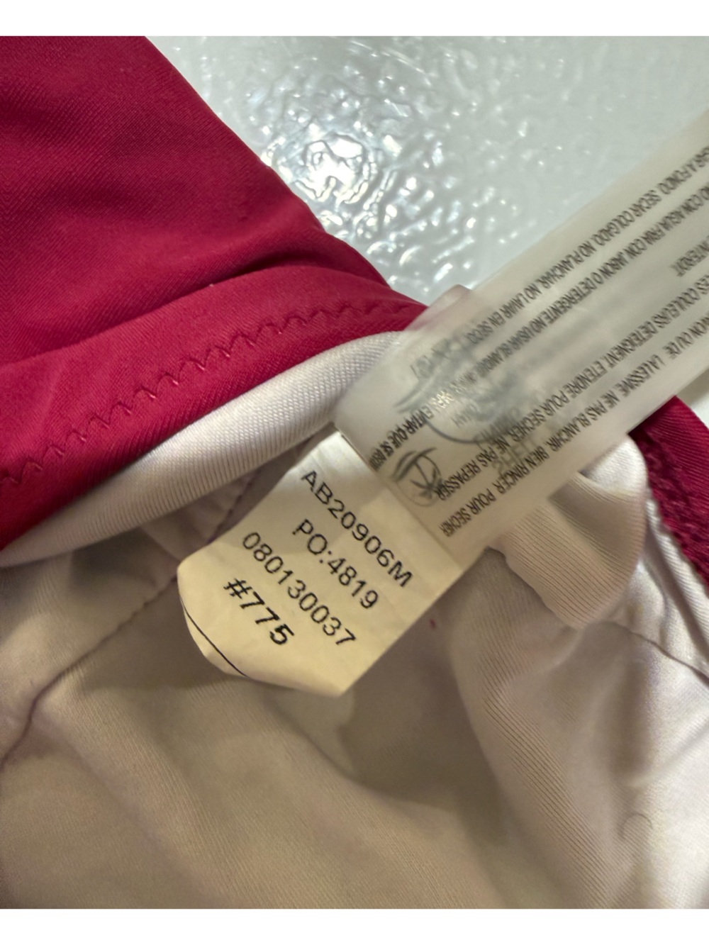 Cupshe Berry Red Ruched One Piece Swimsuit Sz XXL - Picture 8 of 10